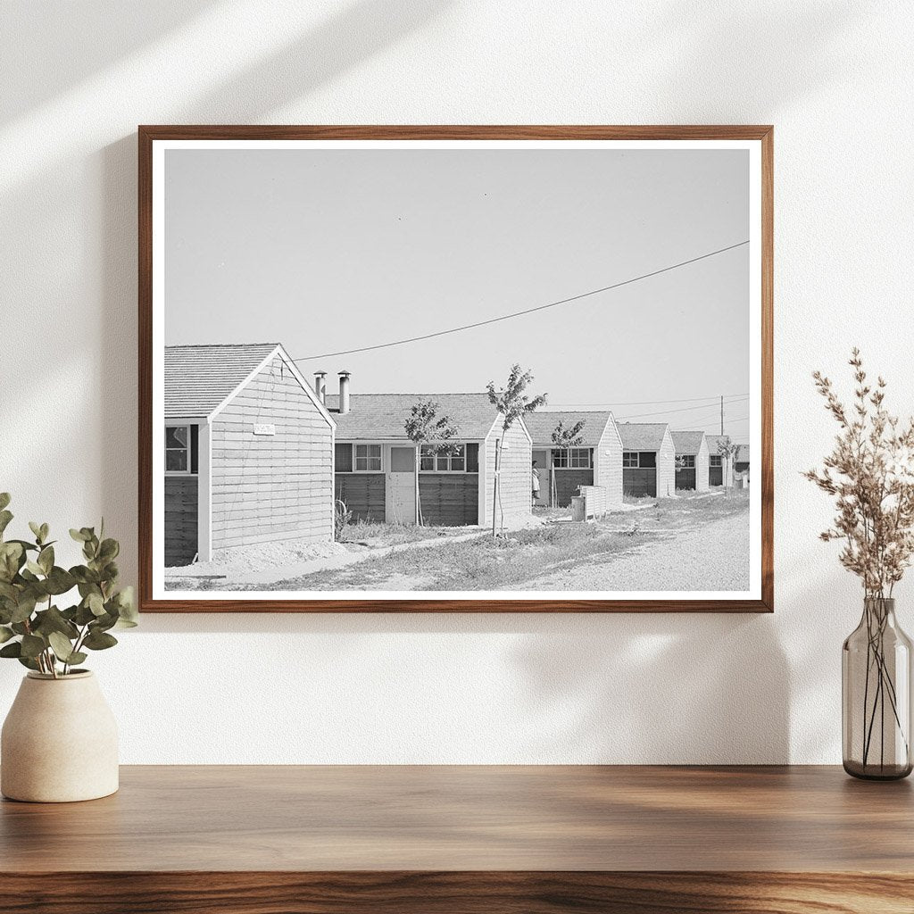 Row Shelters at FSA Farm Workers Camp Caldwell Idaho 1941