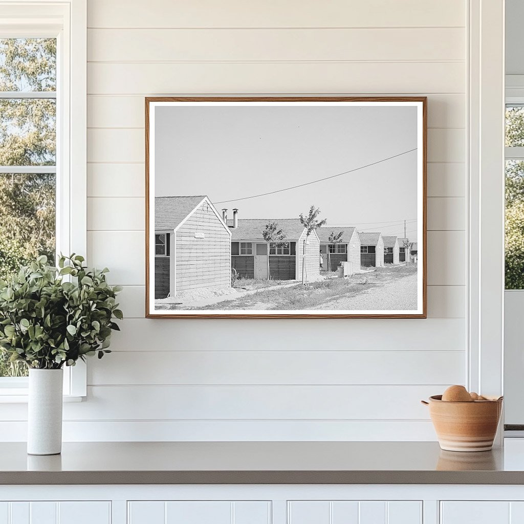 Row Shelters at FSA Farm Workers Camp Caldwell Idaho 1941