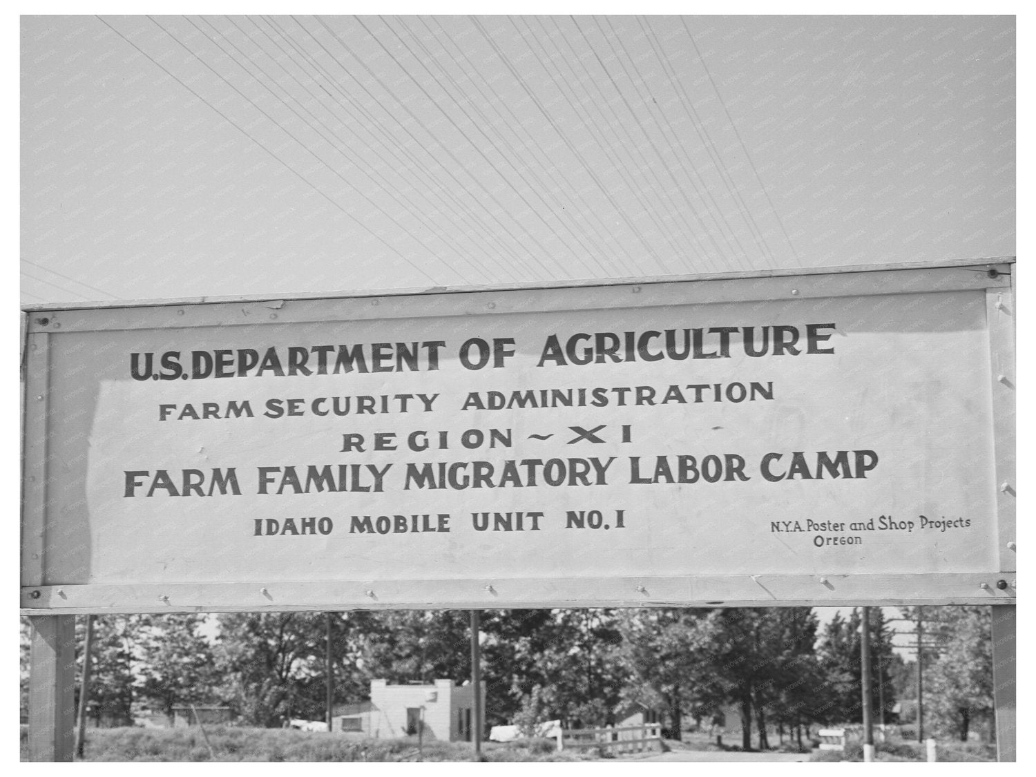 Farm Security Administration Migratory Labor Camp Wilder ID 1941