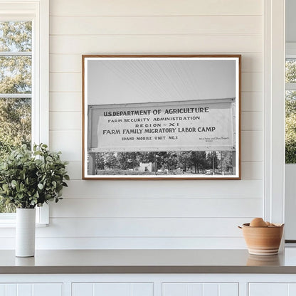 Farm Security Administration Migratory Labor Camp Wilder ID 1941