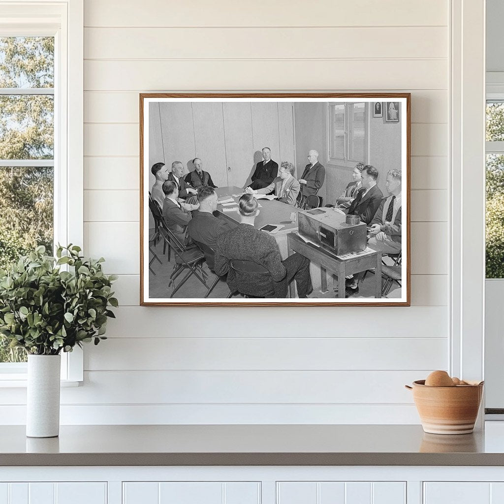 Farm Security Administration Meeting Caldwell Idaho 1941