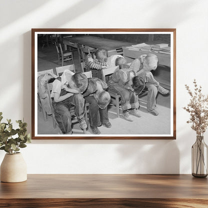 Schoolchildren Playing at FSA Camp Caldwell Idaho 1941