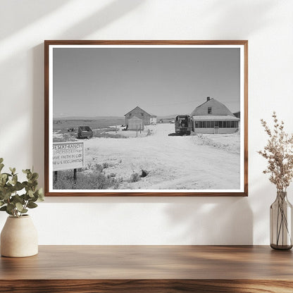 Man at Canyon County Ranch Awaiting Irrigation Water 1941