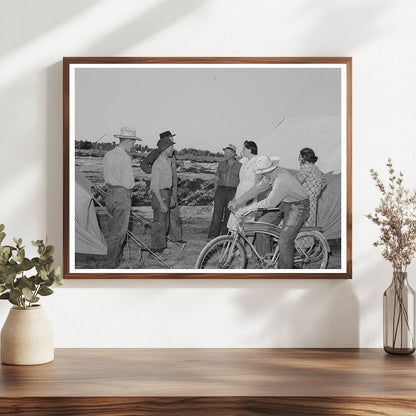 Nurse with Farm Workers at Migratory Labor Camp 1941