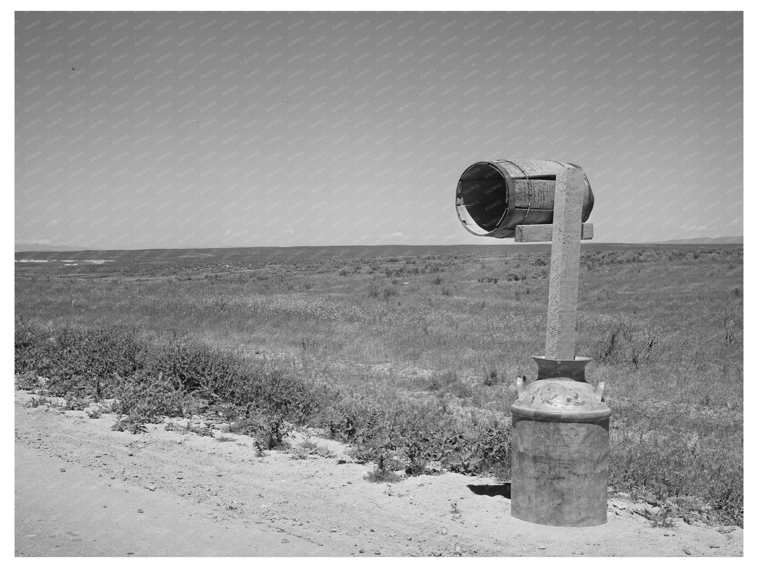 Vintage Mailbox in Canyon County Idaho May 1941