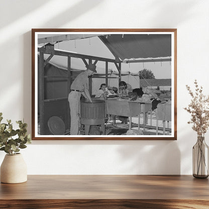 Laundry at FSA Migratory Labor Camp Wilder Idaho 1941