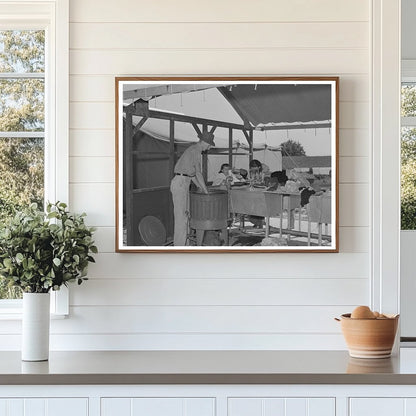 Laundry at FSA Migratory Labor Camp Wilder Idaho 1941