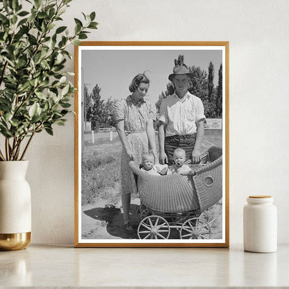 Farm Worker and Family at Idaho Labor Camp May 1941