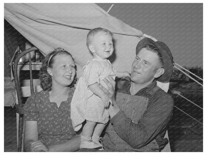 Farm Worker Family at Migratory Labor Camp Wilder Idaho 1941