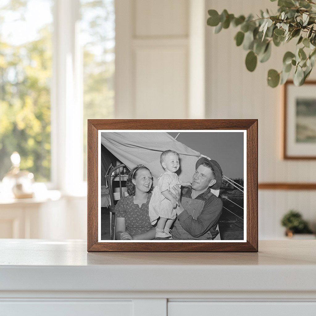 Farm Worker Family at Migratory Labor Camp Wilder Idaho 1941