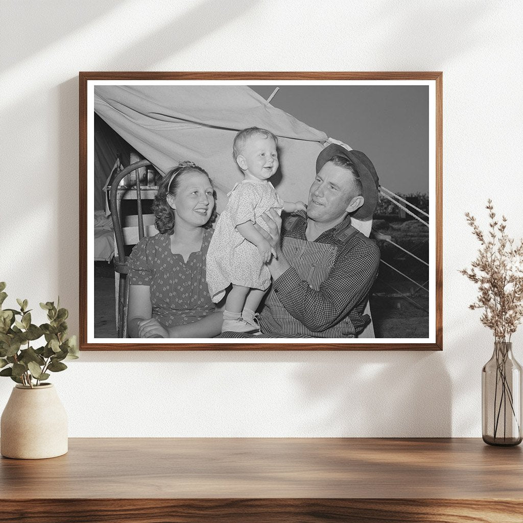 Farm Worker Family at Migratory Labor Camp Wilder Idaho 1941