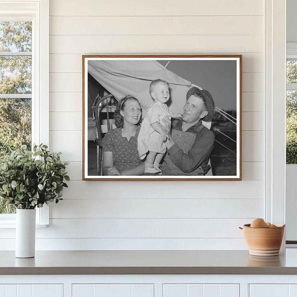 Farm Worker Family at Migratory Labor Camp Wilder Idaho 1941