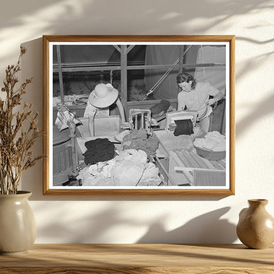 Laundry Operations at FSA Migratory Camp Wilder Idaho 1941