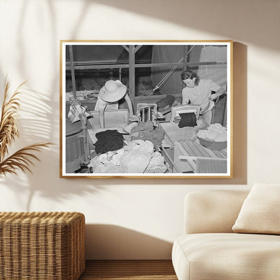 Laundry Operations at FSA Migratory Camp Wilder Idaho 1941
