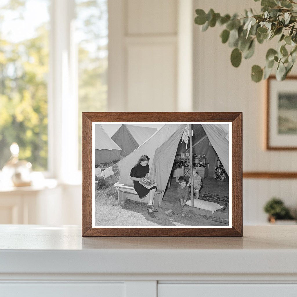 Family of Farm Workers in Migratory Labor Camp 1941