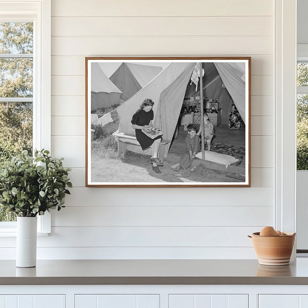 Family of Farm Workers in Migratory Labor Camp 1941