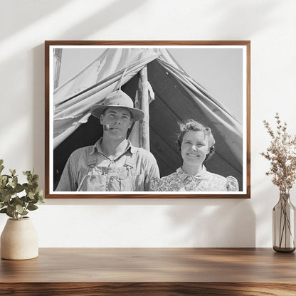 1941 Farmer and Wife at Vale-Owyhee Oregon Irrigation Project