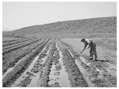 1941 Farmer in Vale-Owyhee Irrigation Project Oregon