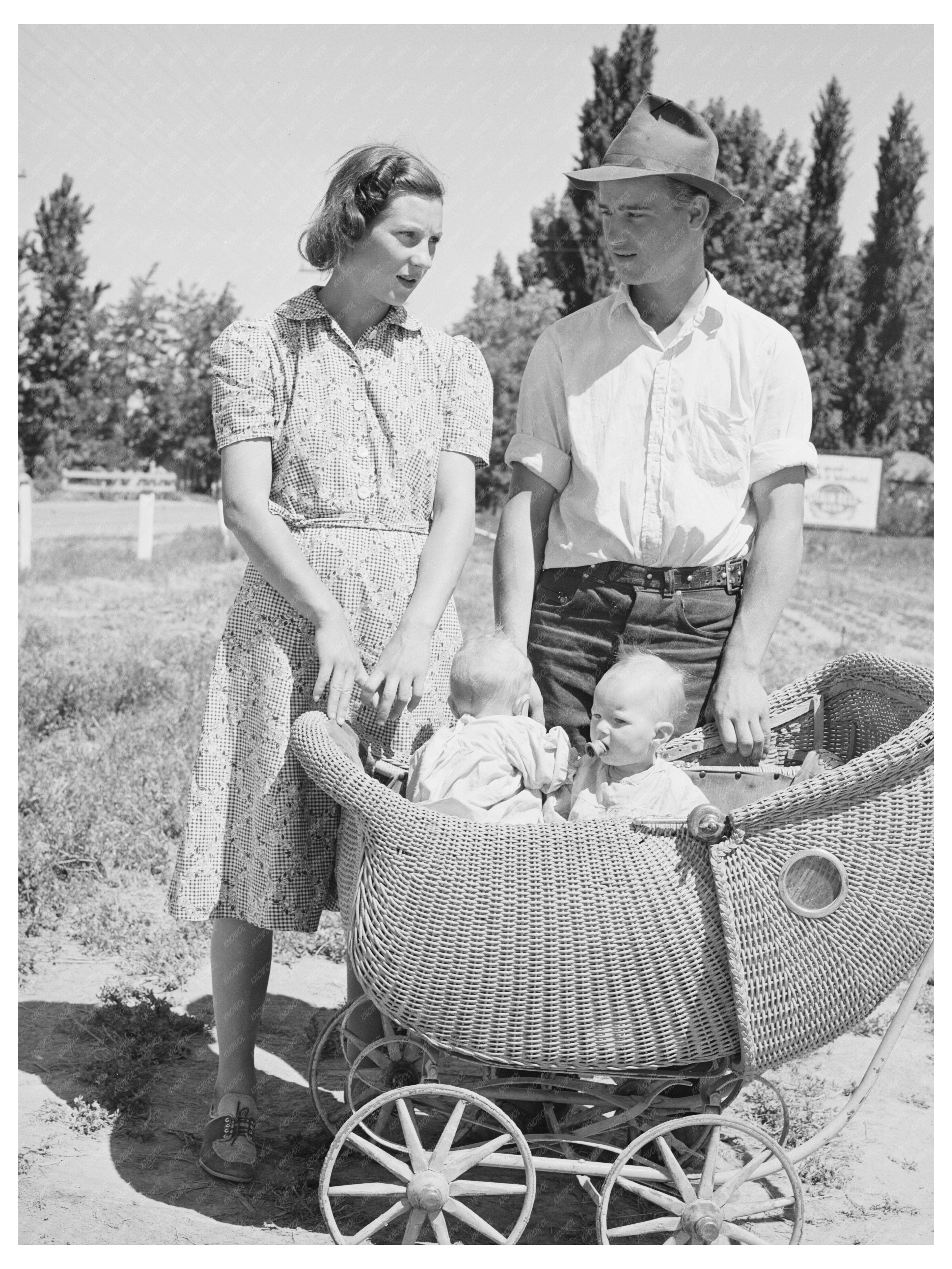 Farm Worker Family at Idaho Labor Camp May 1941