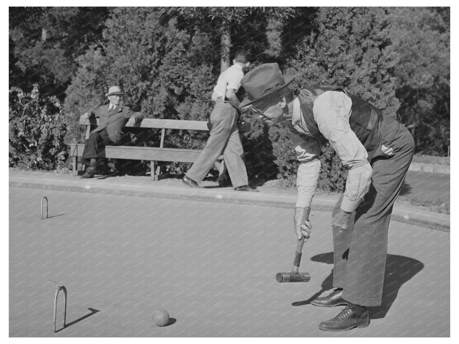 Vogue Game in Balboa Park San Diego May 1941