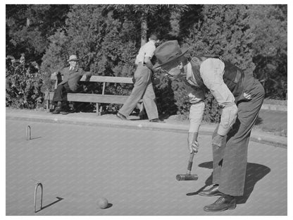 Vogue Game in Balboa Park San Diego May 1941