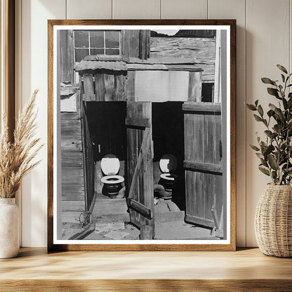 Vintage 1941 San Diego Mexican Section Privies Image