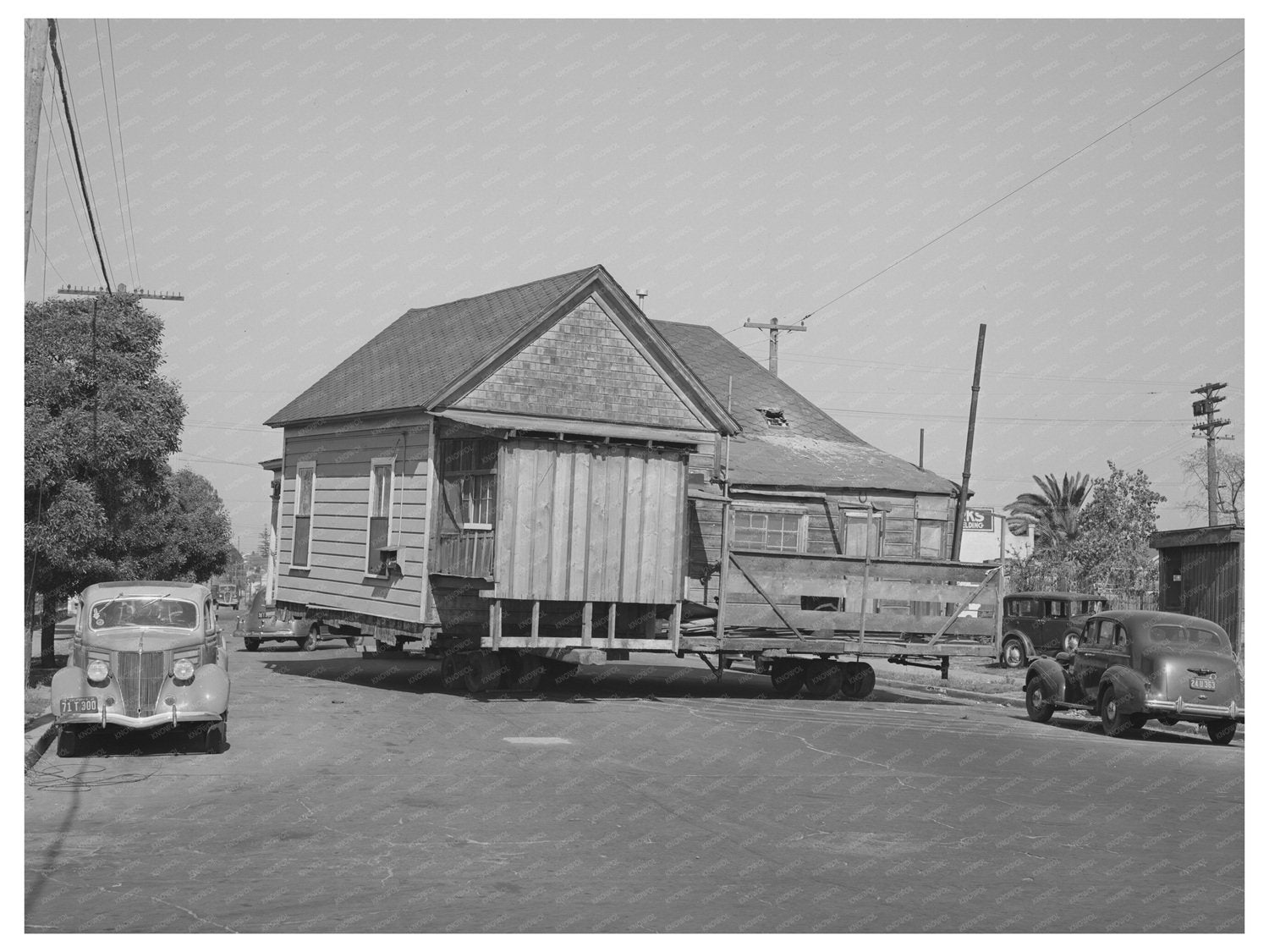 Old House Relocation in San Diego May 1941