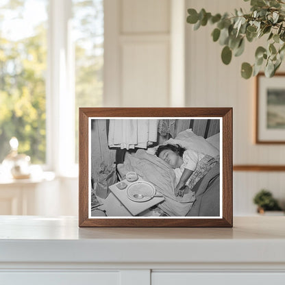 Sick Child in Cramped Bedroom San Diego May 1941