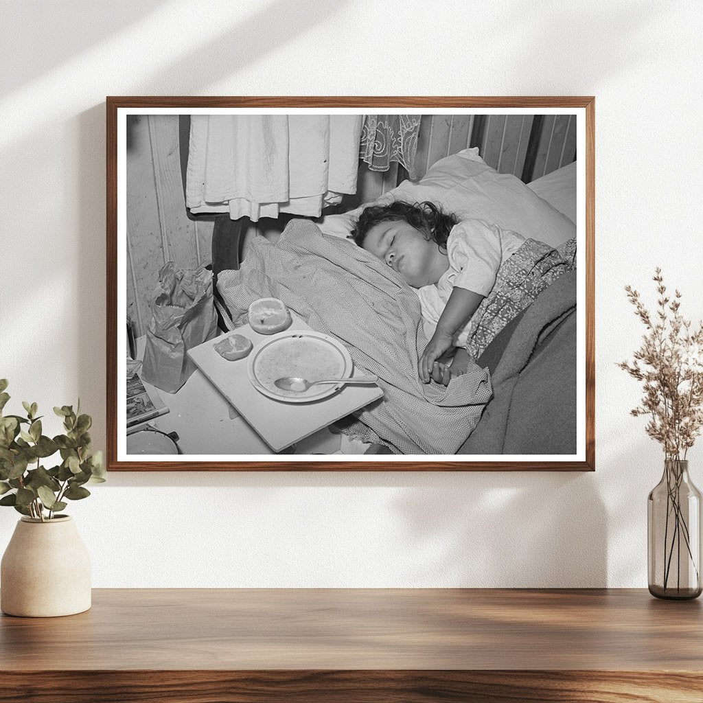 Sick Child in Cramped Bedroom San Diego May 1941