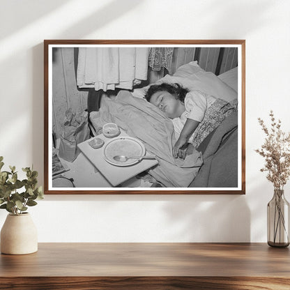 Sick Child in Cramped Bedroom San Diego May 1941