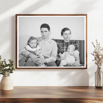 Family at Kearney Mesa Defense Housing Project 1941