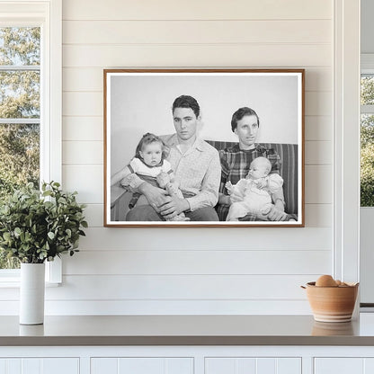 Family at Kearney Mesa Defense Housing Project 1941