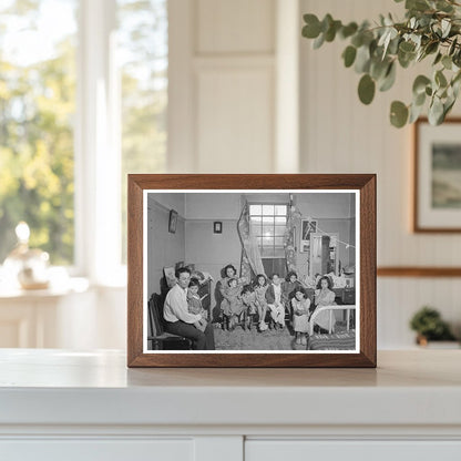 San Diego Family of Ten in Small Home May 1941