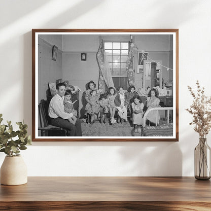 San Diego Family of Ten in Small Home May 1941