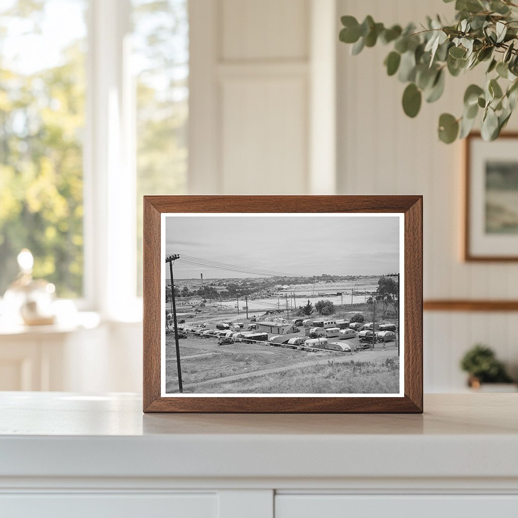 San Diego Trailer Court Vintage Image May 1941