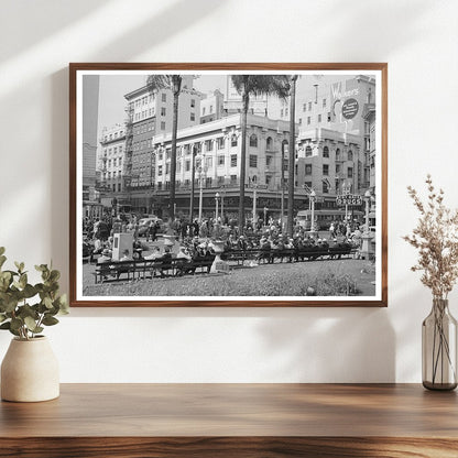 Midtown San Diego Scene May 1941 Urban Life