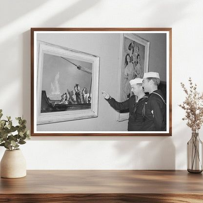 Sailors at Long Voyage Home Exhibit San Diego 1941