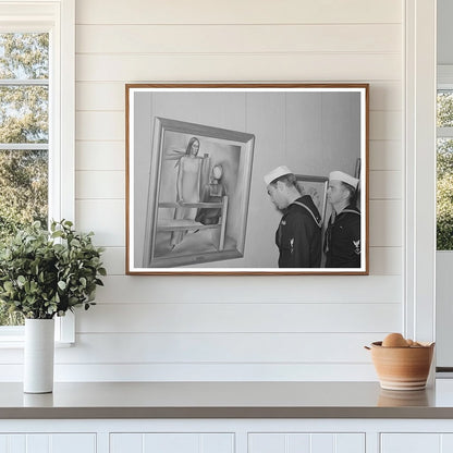 Sailors Observe Sailors Beware Painting in San Diego 1941