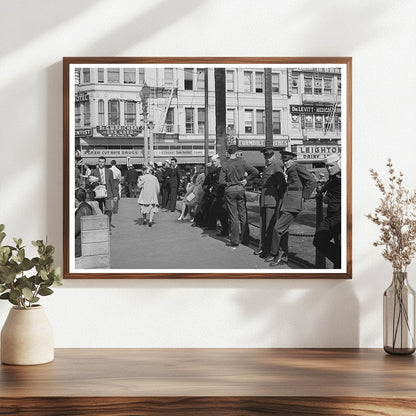 Sailors in Midtown San Diego May 1941