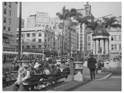 Midtown San Diego Square Vintage Photo May 1941