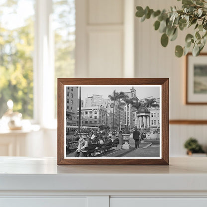 Midtown San Diego Square Vintage Photo May 1941