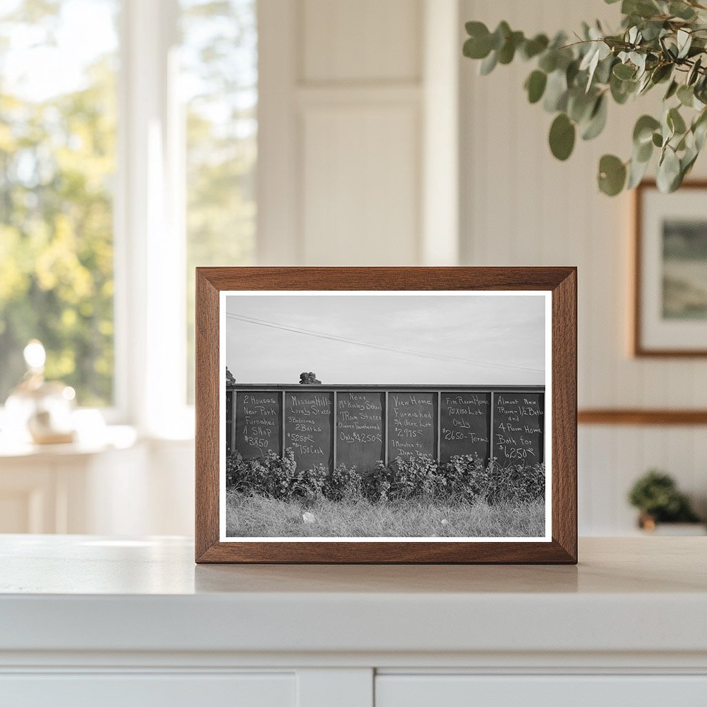 San Diego Real Estate Office Sign May 1941