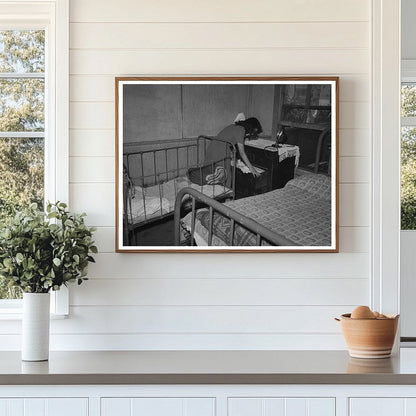 Mexican Girl in San Diego Bedroom May 1941