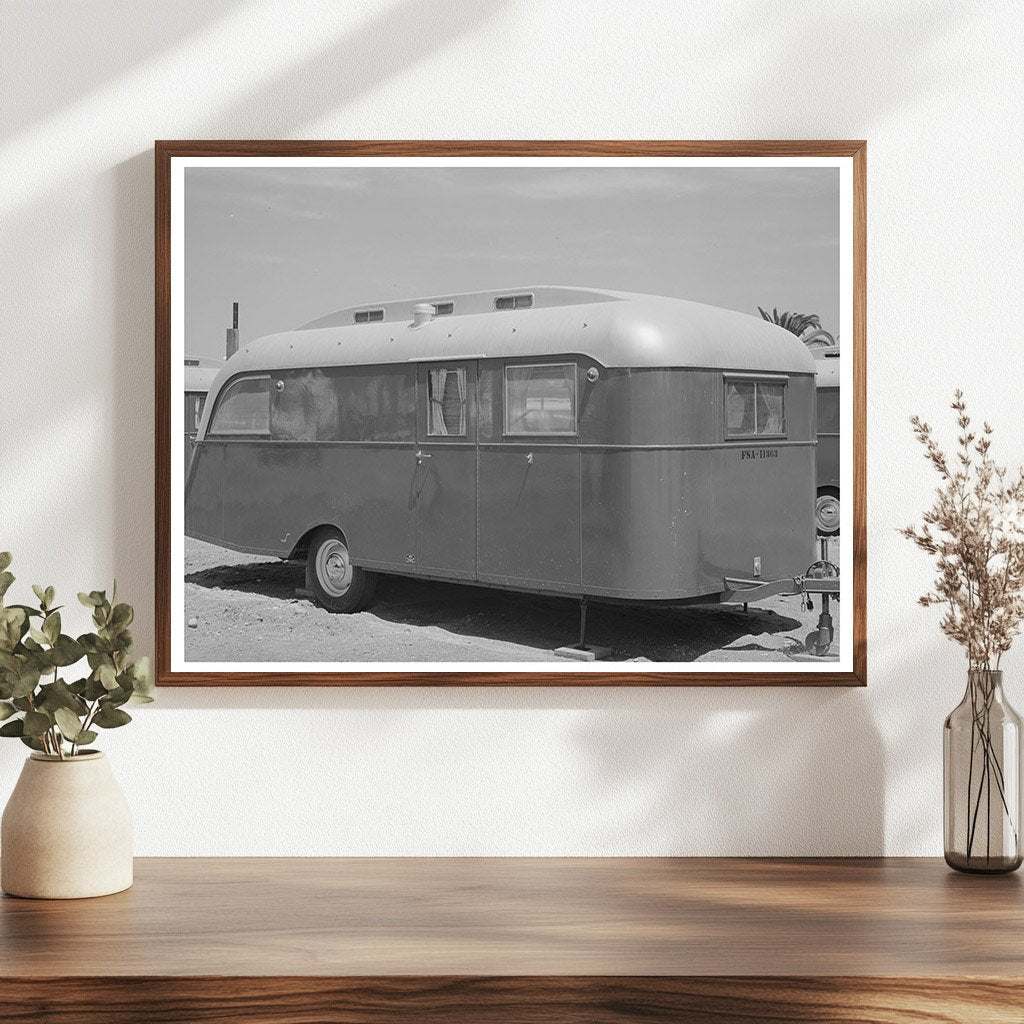 1941 Vintage Trailer at Farm Security Camp San Diego