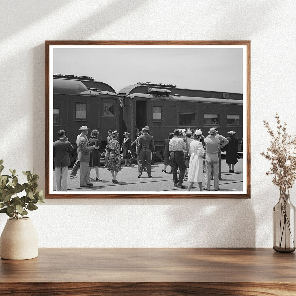 San Diego Railroad Station June 1941 Vintage Photograph