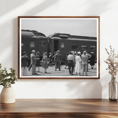 San Diego Railroad Station June 1941 Vintage Photograph