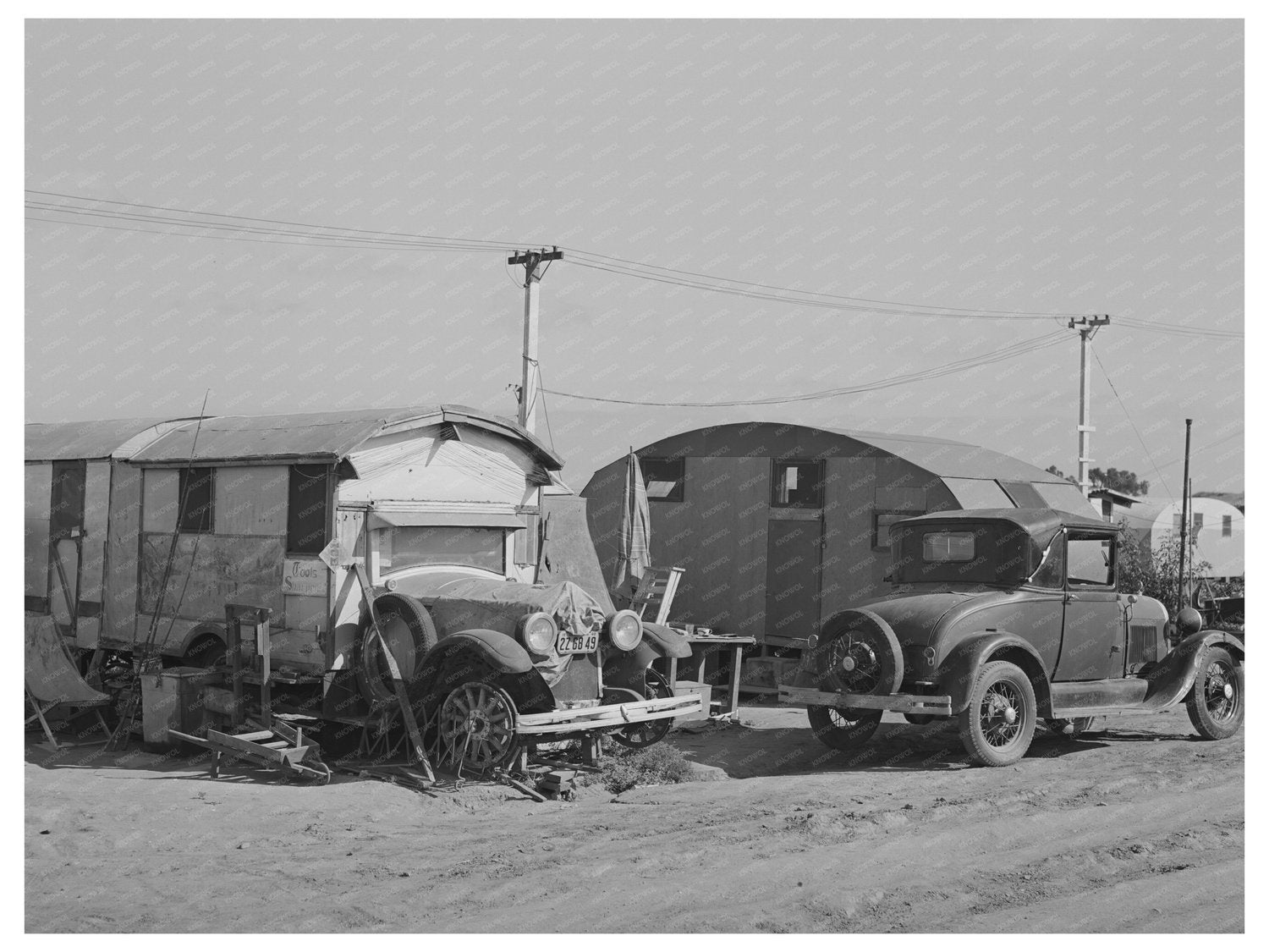 1941 San Diego Trailer Court Conditions Image