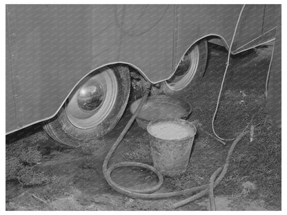 San Diego Trailer Court Scene June 1941 Health Violation