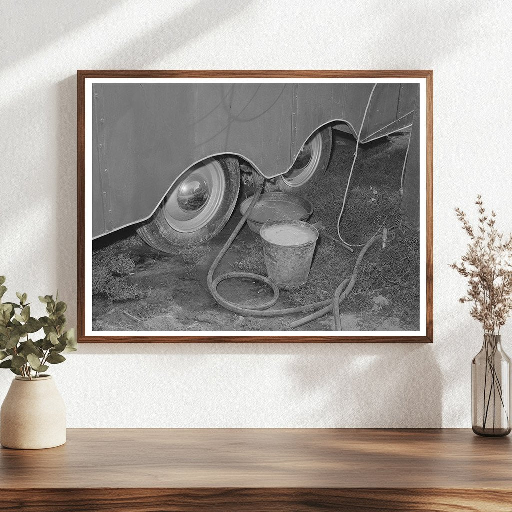 San Diego Trailer Court Scene June 1941 Health Violation