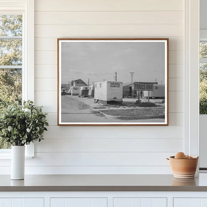 Trails End Trailer Court San Diego June 1941 Vintage Image